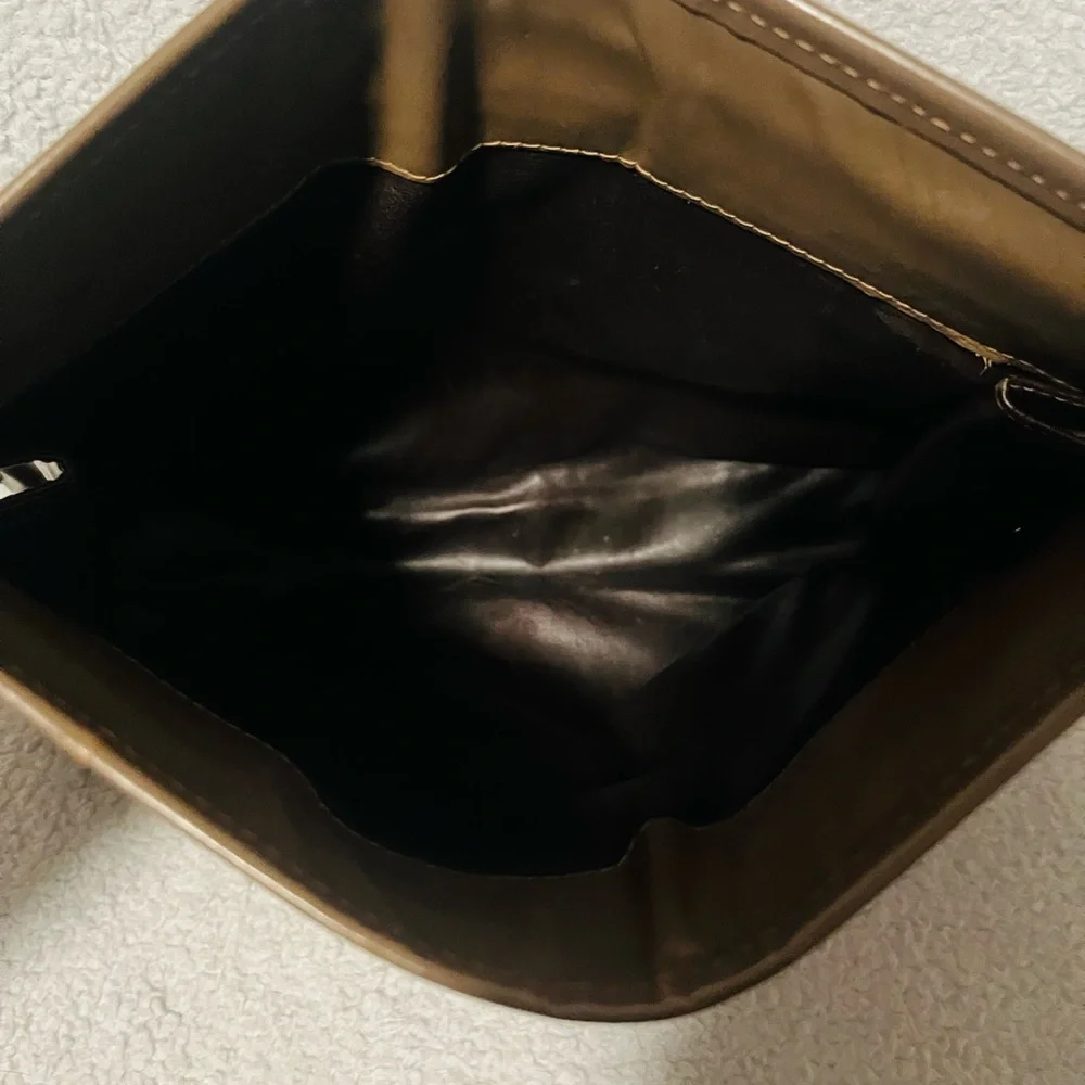 Mario Valentino Monogram Brown Clutch - Picture 9 of 11
